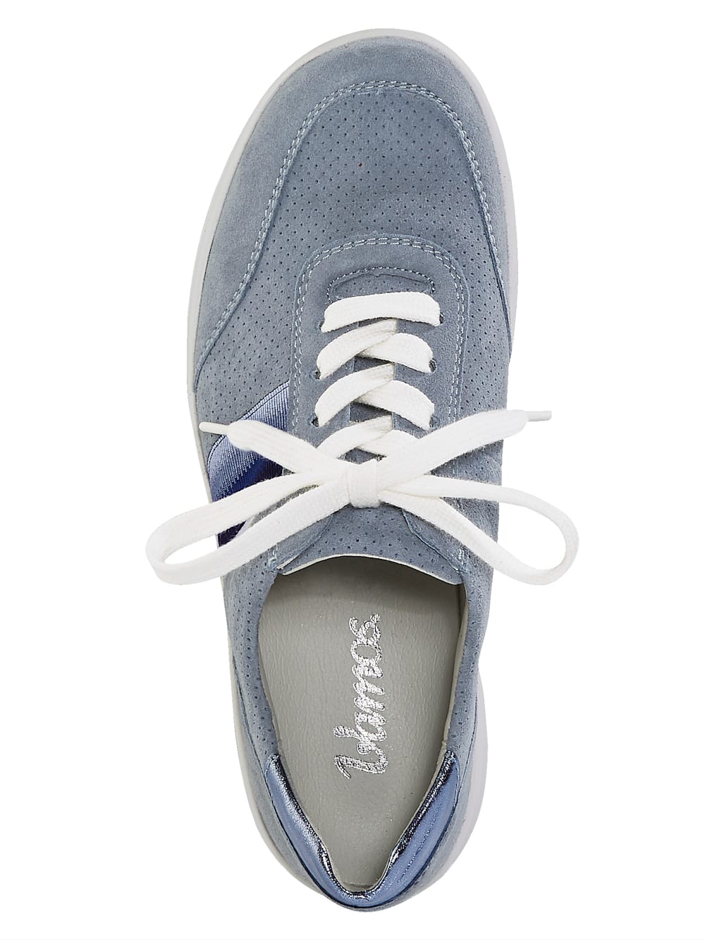 Vamos Schnurschuh mit Luftpolsterlaufsohle - Hellblau