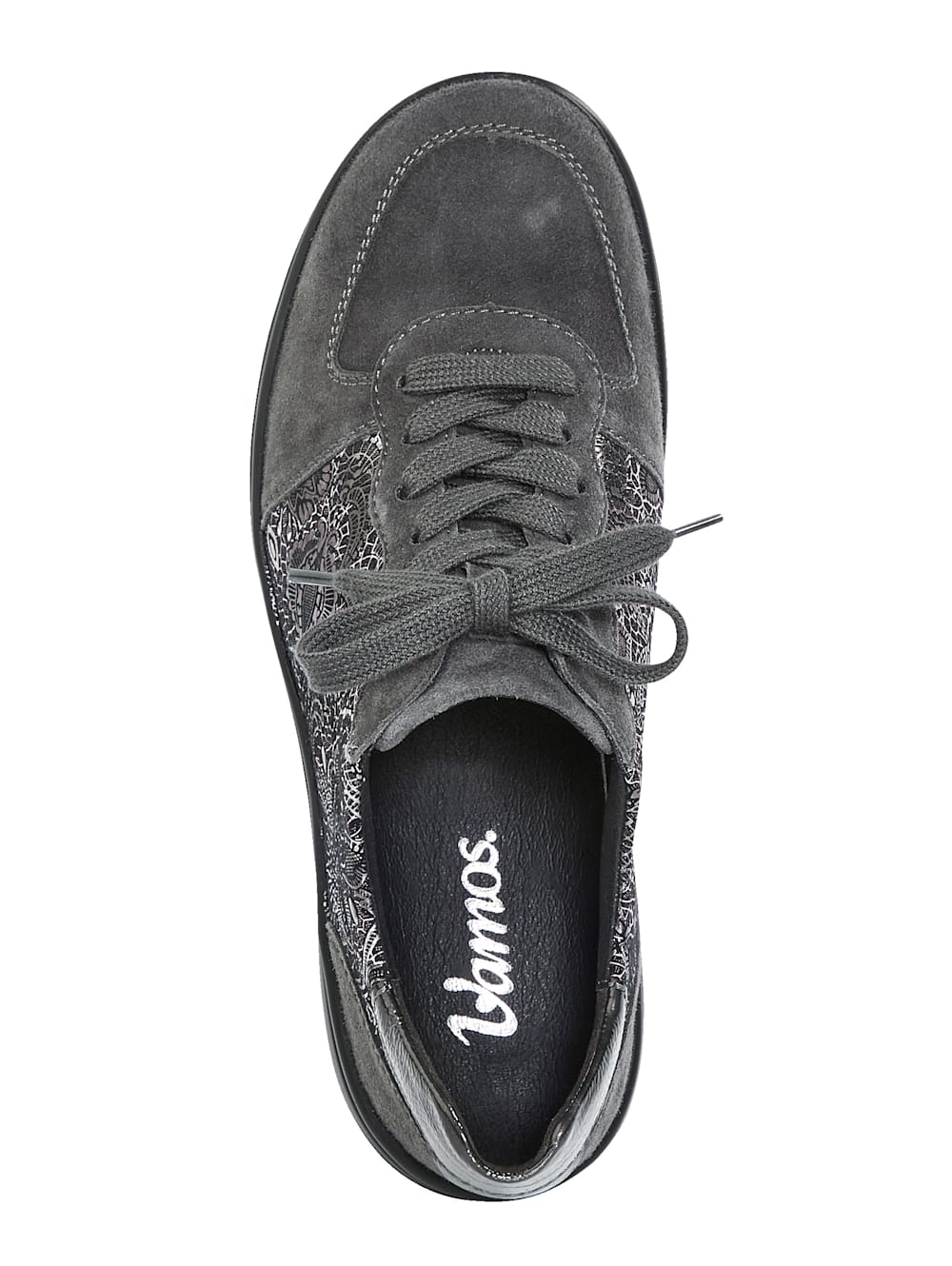 Vamos Schnurschuh mit Luftpolsterlaufsohle - Grau