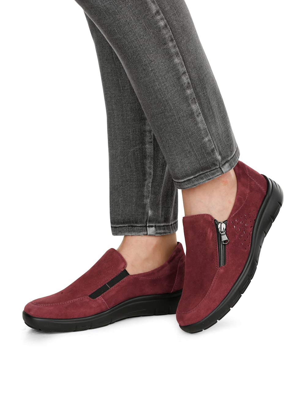 Vamos Slipper mit Shock-Absorber - Bordeaux