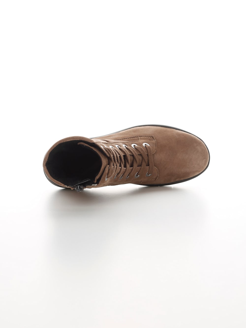 Vamos Schnurstiefelette mit Luftpolsterlaufsohle - Cognac