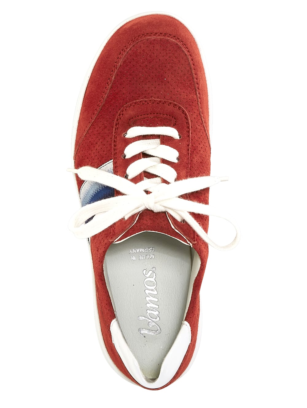 Vamos Schnurschuh mit Luftpolsterlaufsohle - Rot