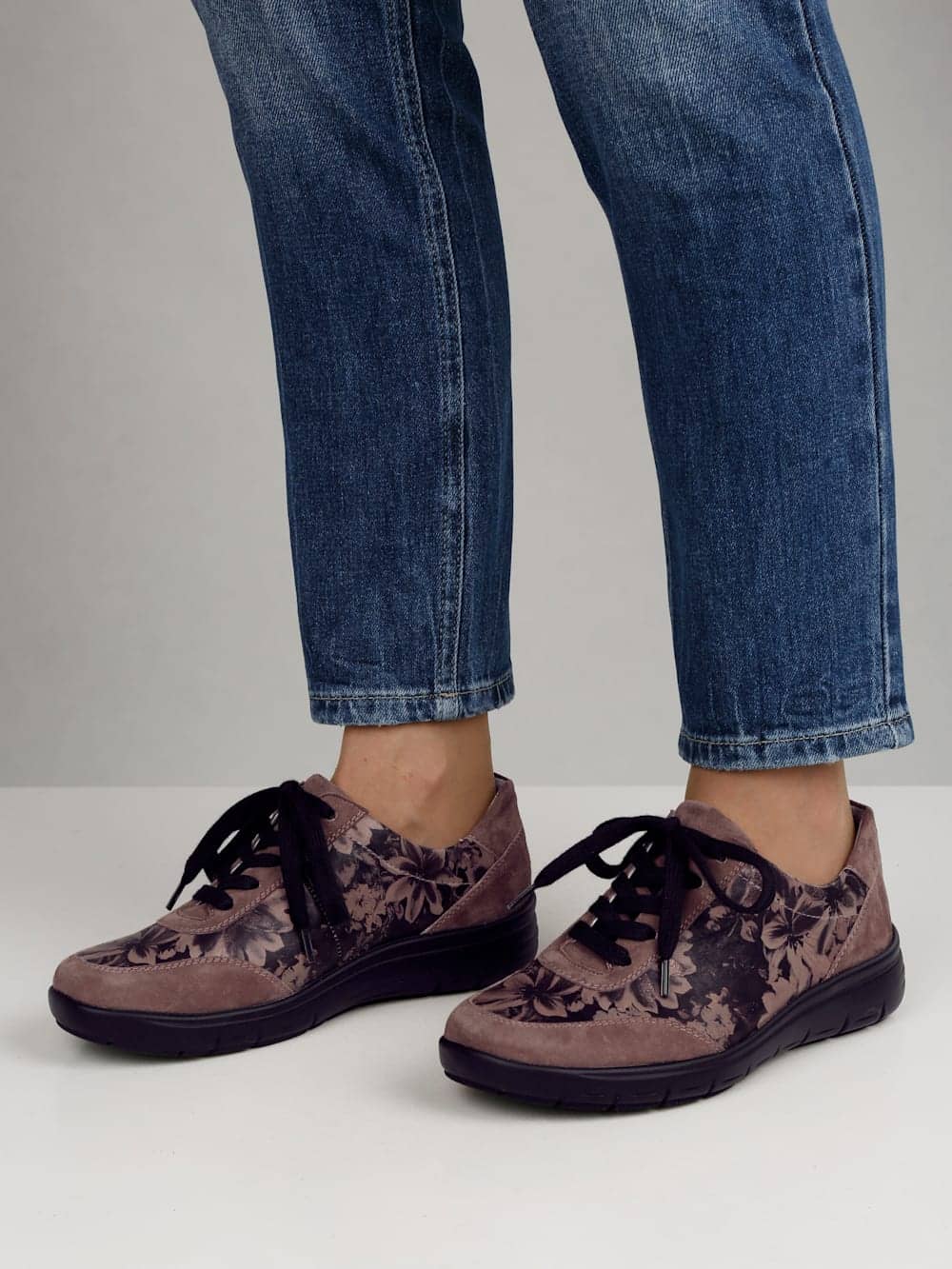 Vamos Schnurschuh mit Shock-Absorber - Altrosa