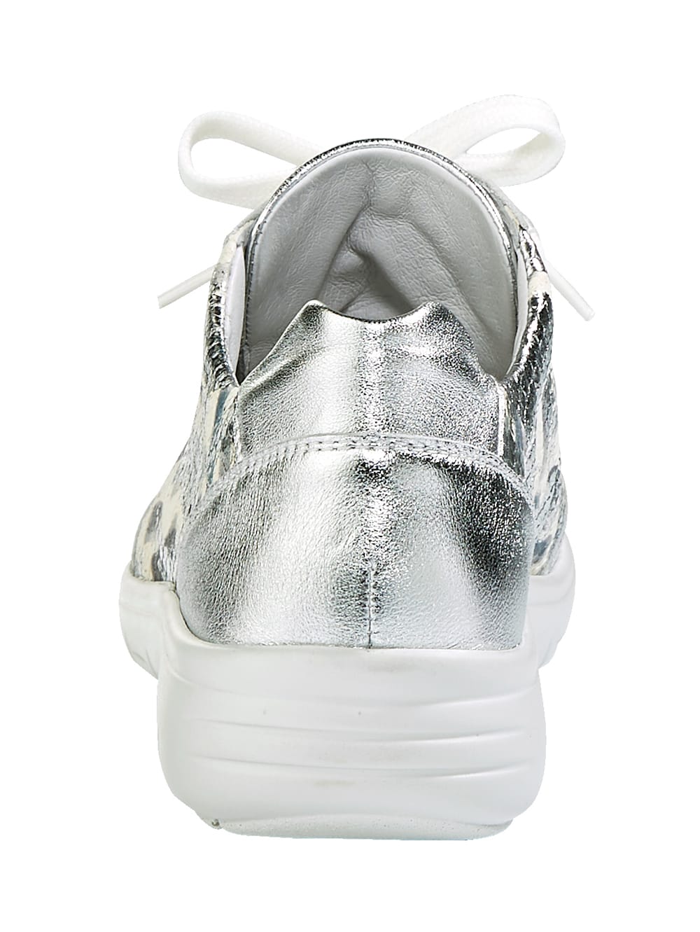 Vamos Schnurschuh mit Luftpolsterlaufsohle - Silberfarben