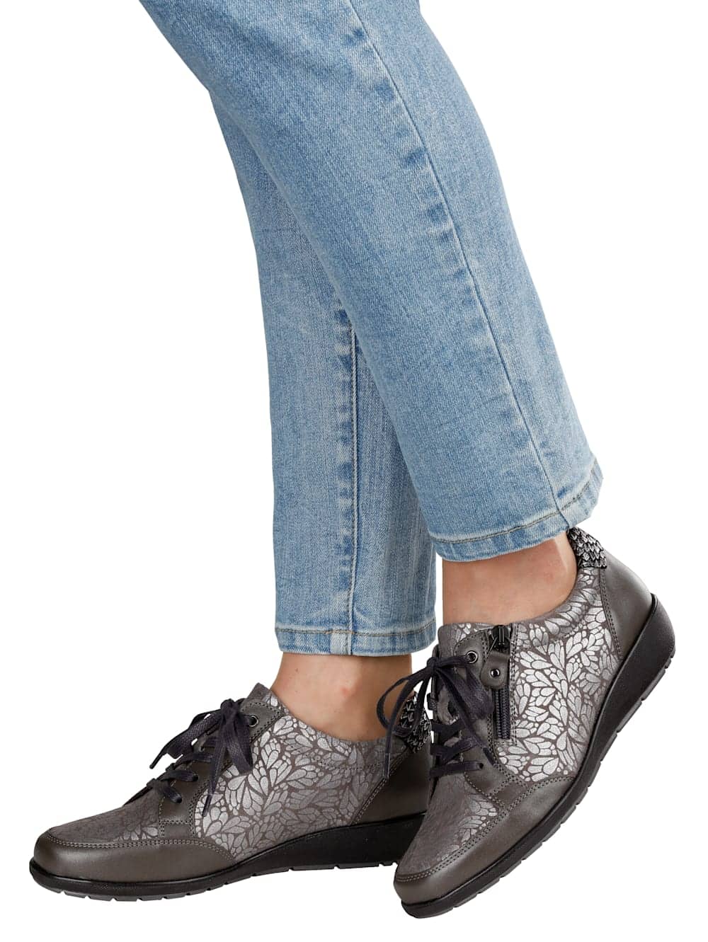 Vamos Schnurschuh - Grau