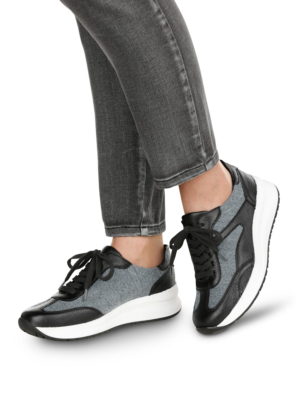 Vamos Schnurschuh - Schwarz