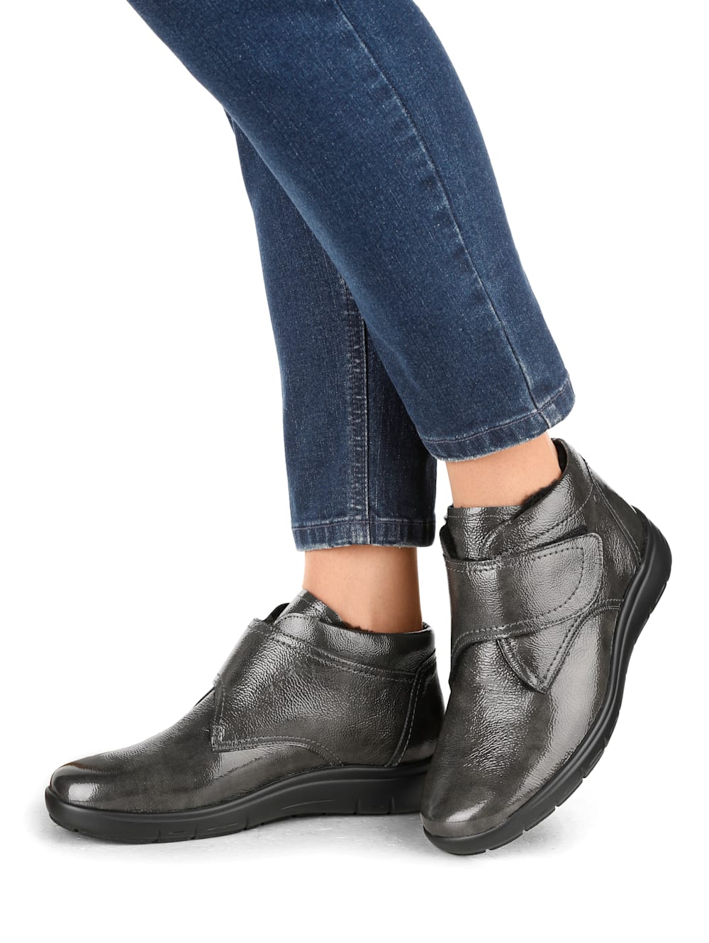 Vamos Klettstiefelette mit Shock-Absorber - Grau