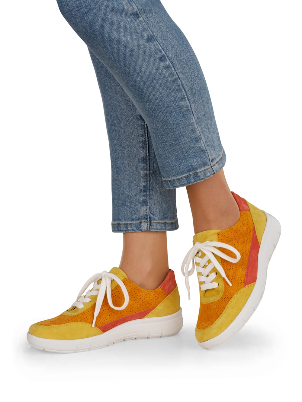 Vamos Schnurschuh mit Shock-Absorber - Orange