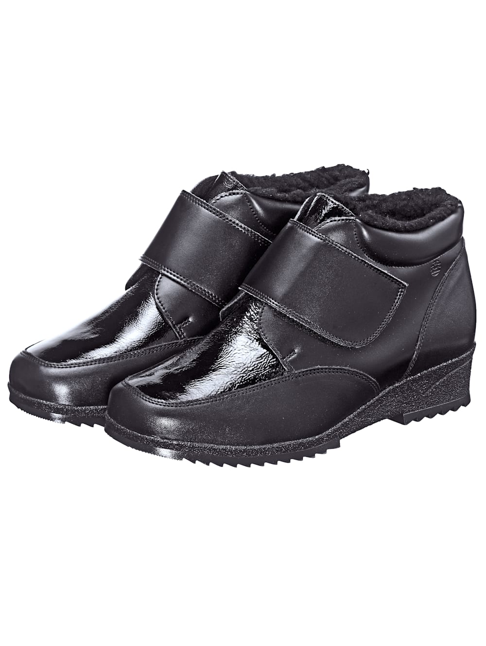 Vamos Klettstiefelette - Schwarz