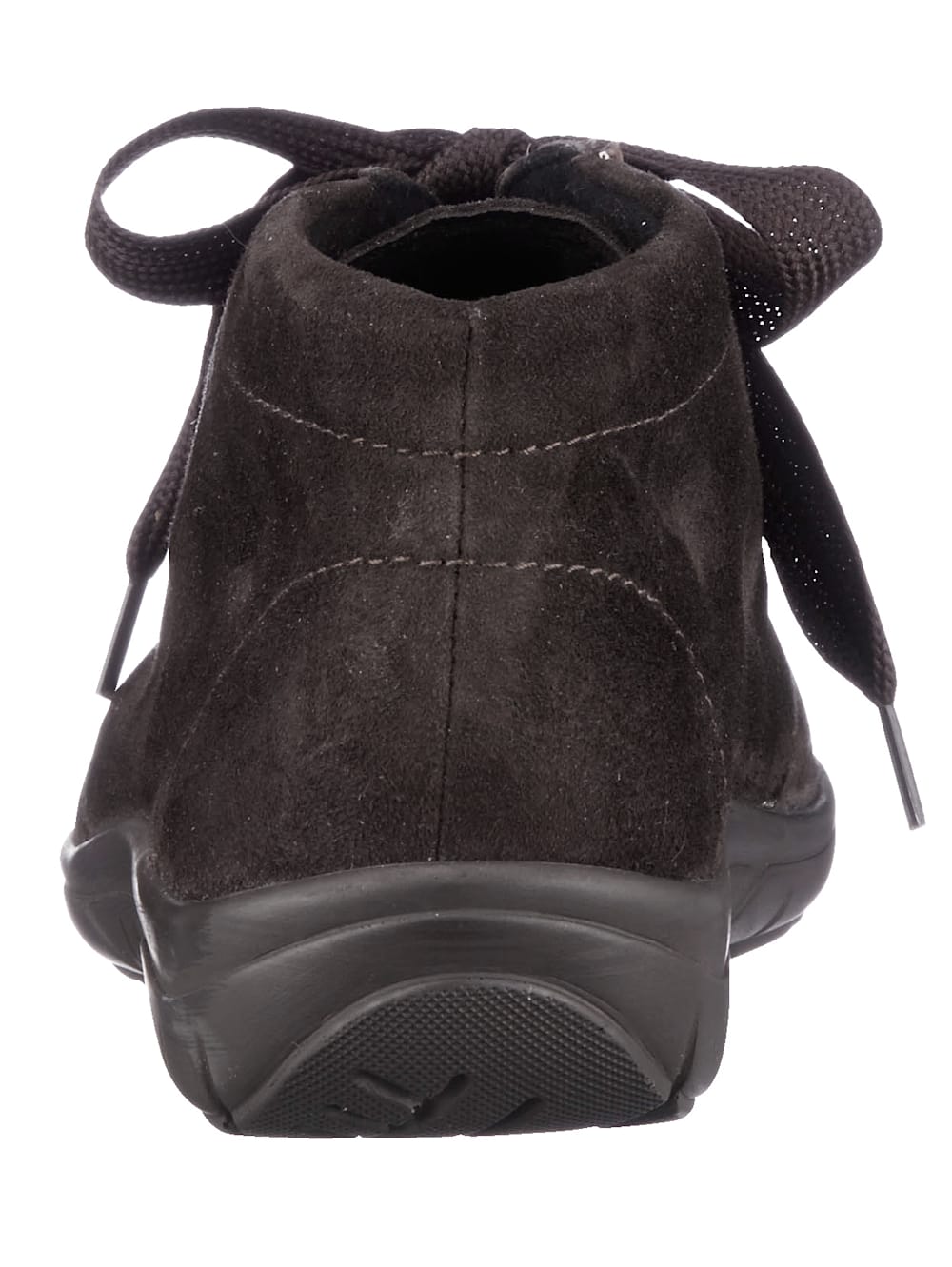 Vamos Schnurstiefelette aus weichem Leder - Dunkelbraun