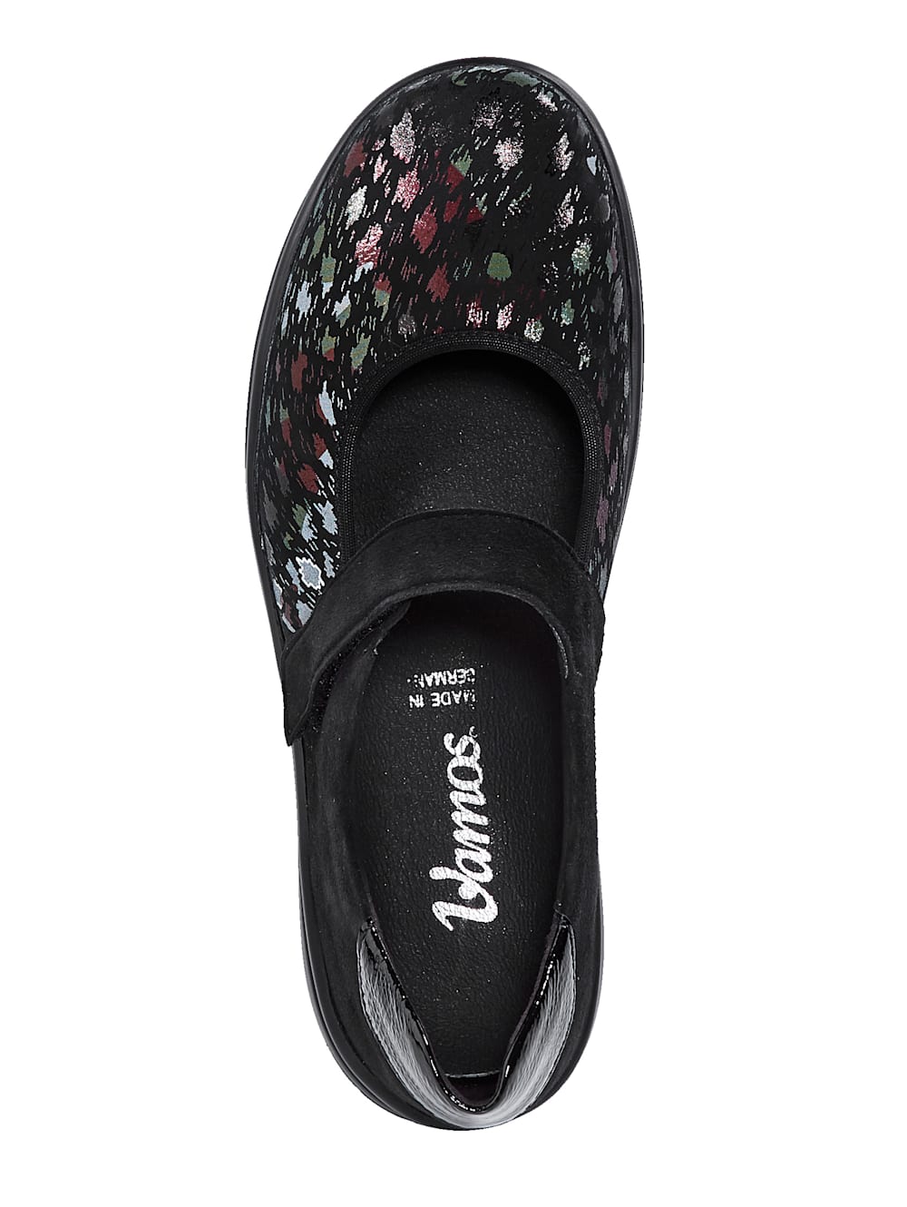 Vamos Klettslipper mit Luftpolsterlaufsohle - Schwarz