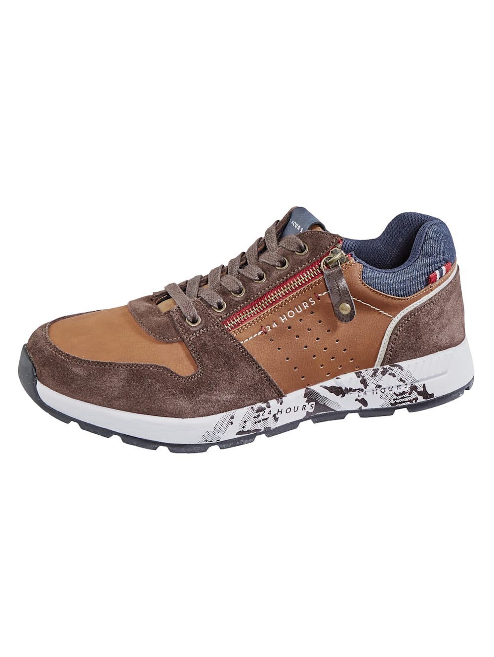 Vamos Sneaker mit stylischer Sohle - Braun