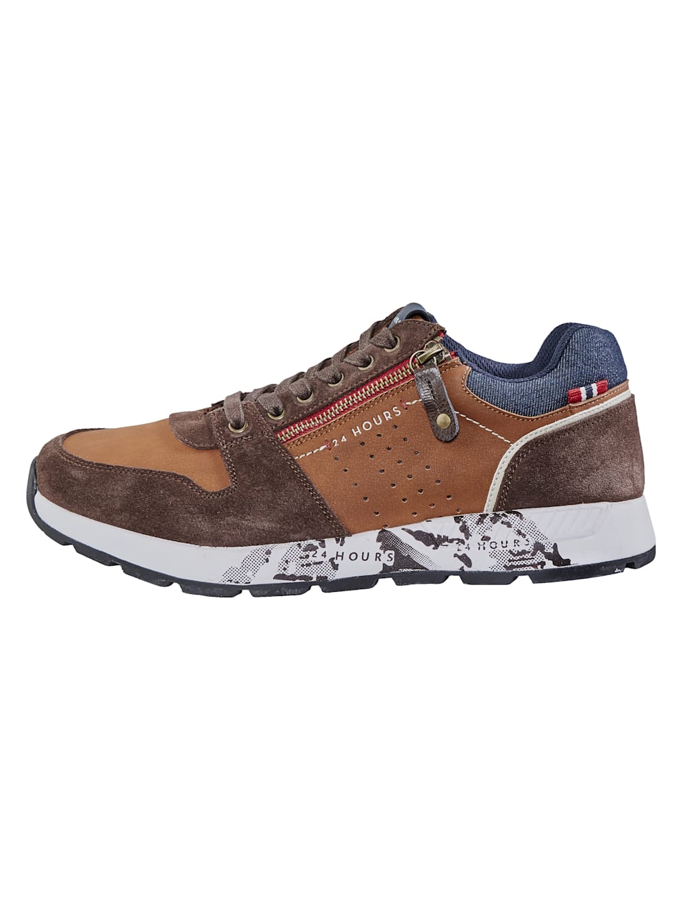 Vamos Sneaker mit stylischer Sohle - Braun