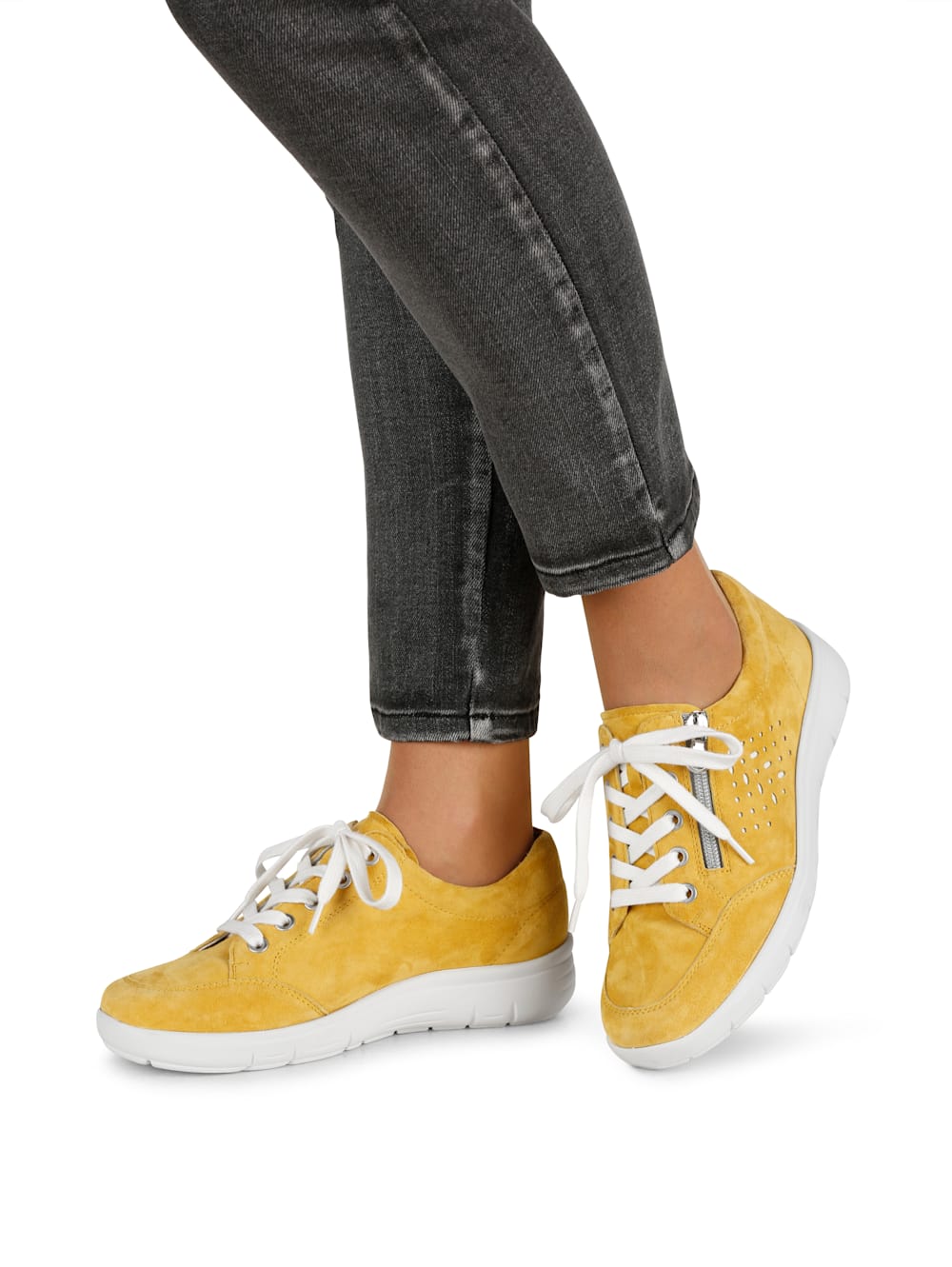 Vamos Schnurschuh mit Shock-Absorber - Gelb