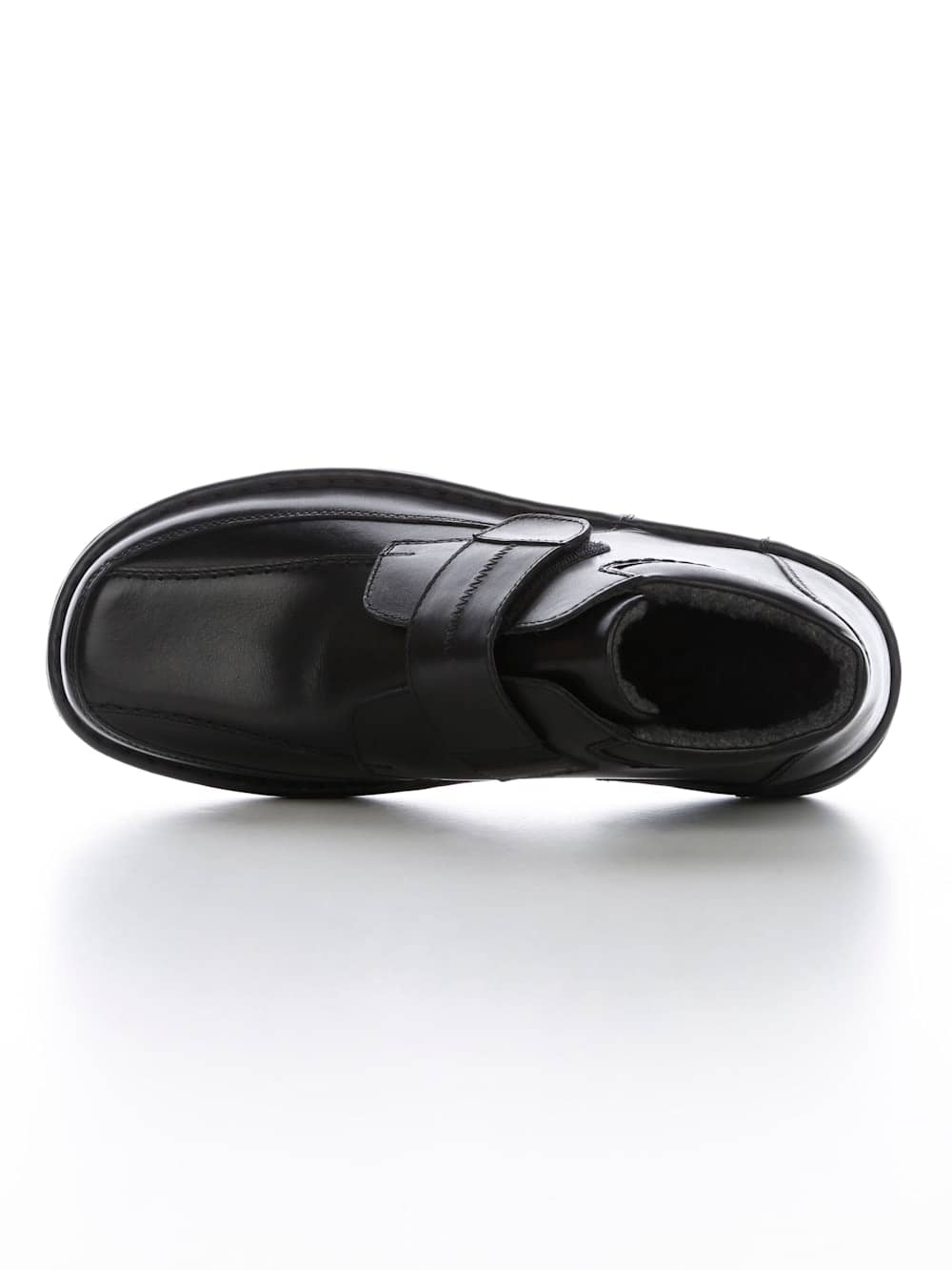 Vamos Stiefelette mit praktischem Klettverschluss - Schwarz