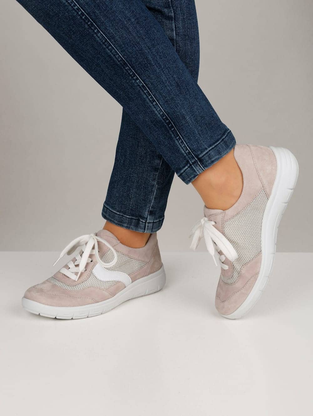 Vamos Schnurschuh - Beige