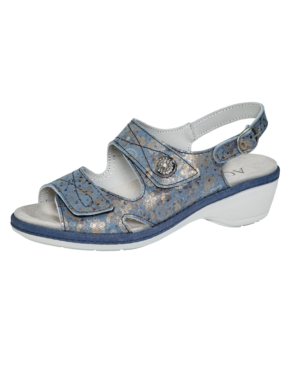 Vamos Sandale mit Klettverschlussen - Blau