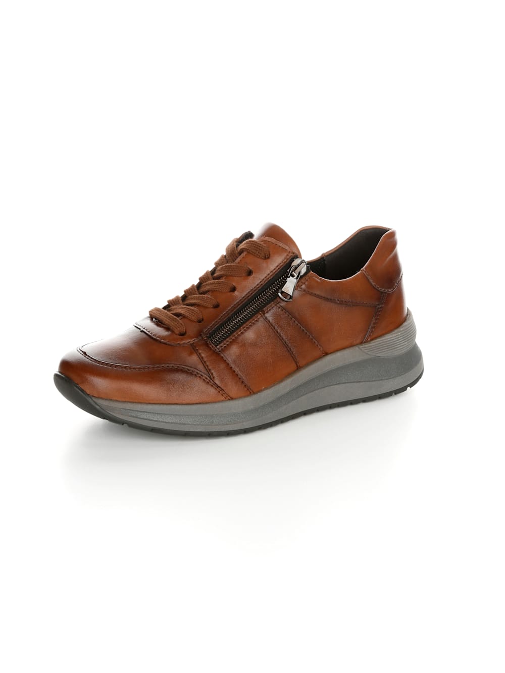 Vamos Schnurschuh mit Shock-Absorber - Cognac