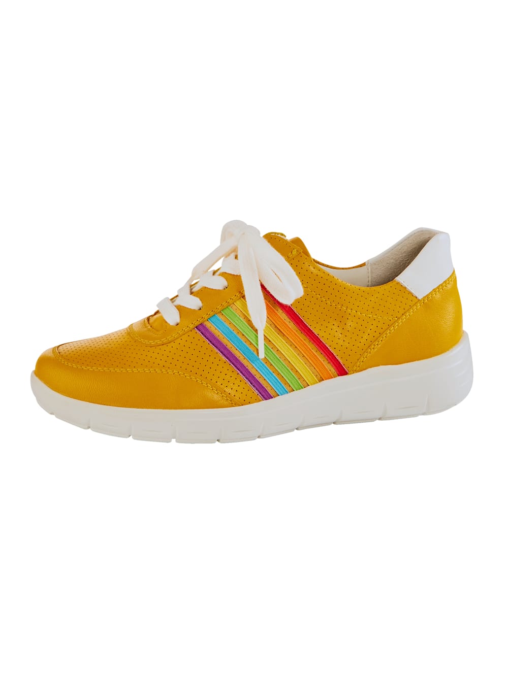 Vamos Schnurschuh mit Luftpolsterlaufsohle - Gelb