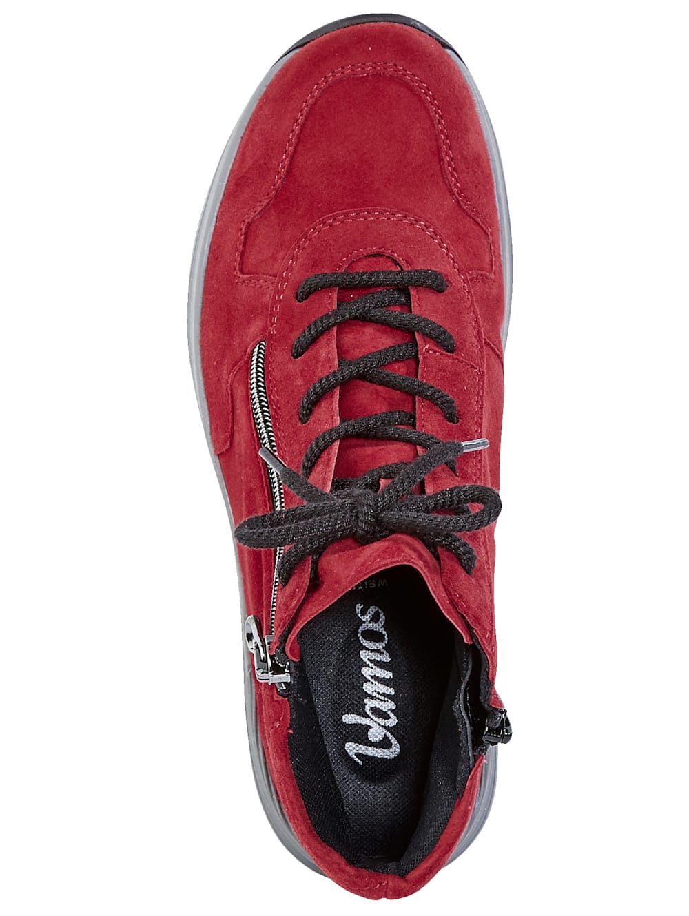 Vamos Schnurstiefelette mit Shock-Absorber - Rot