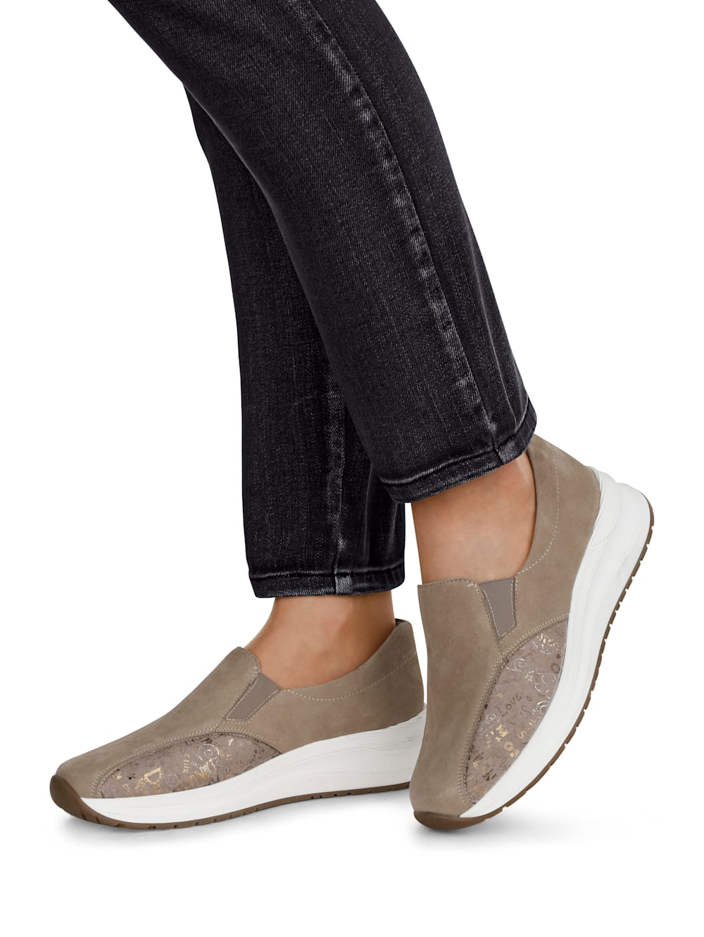 Vamos Slipper mit Shock-Absorber - Taupe
