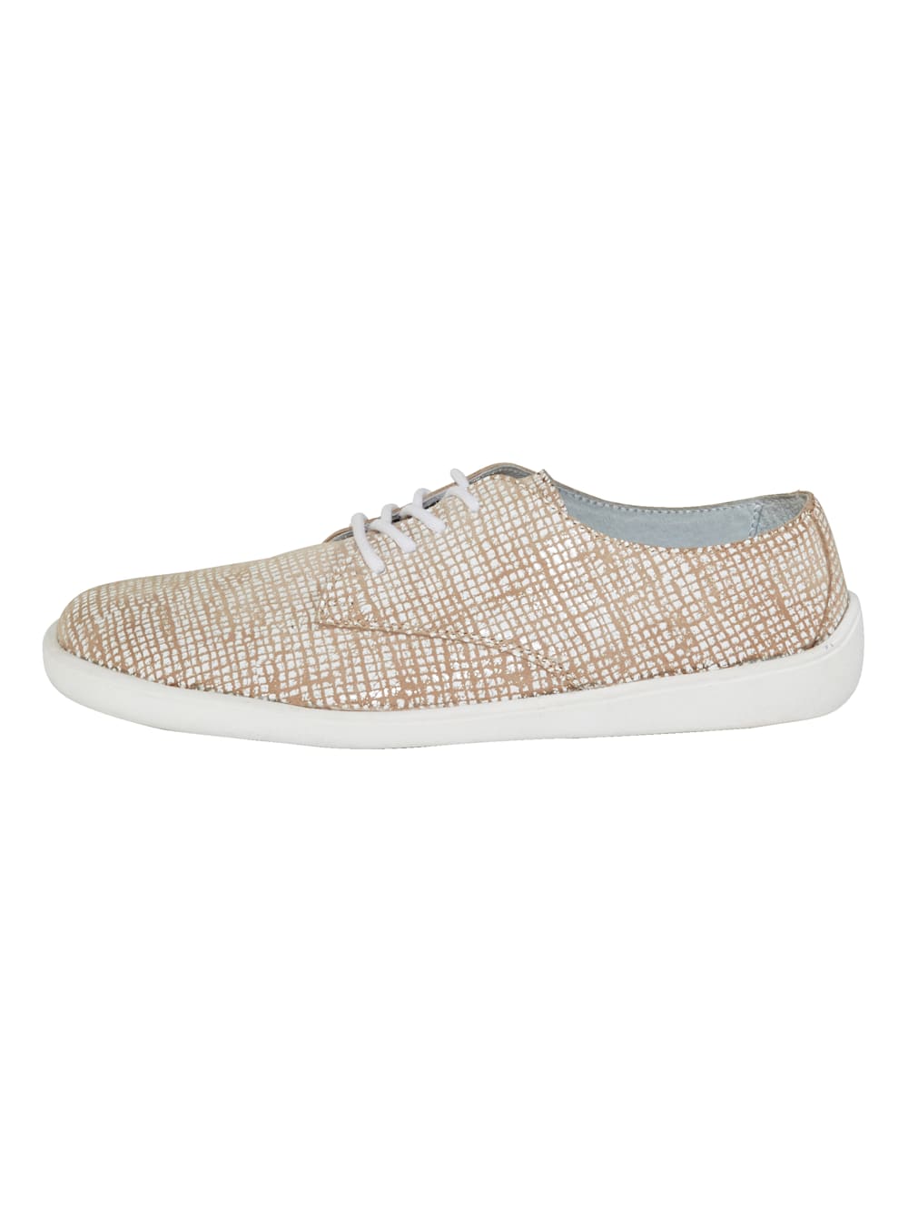 Vamos Schnurschuh mit sommerlicher Lochung - Beige