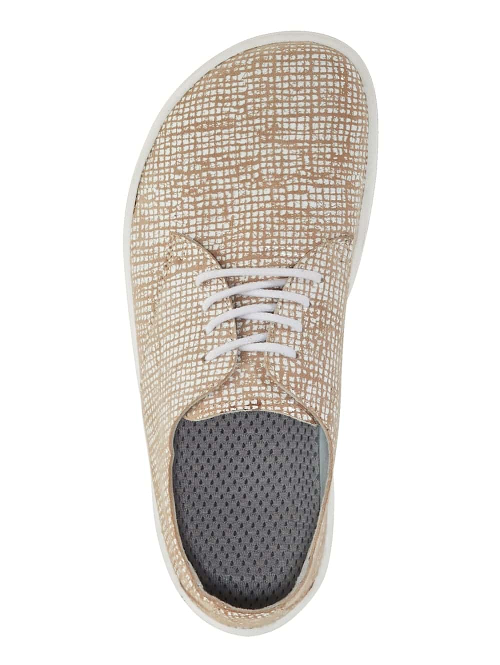 Vamos Schnurschuh mit sommerlicher Lochung - Beige