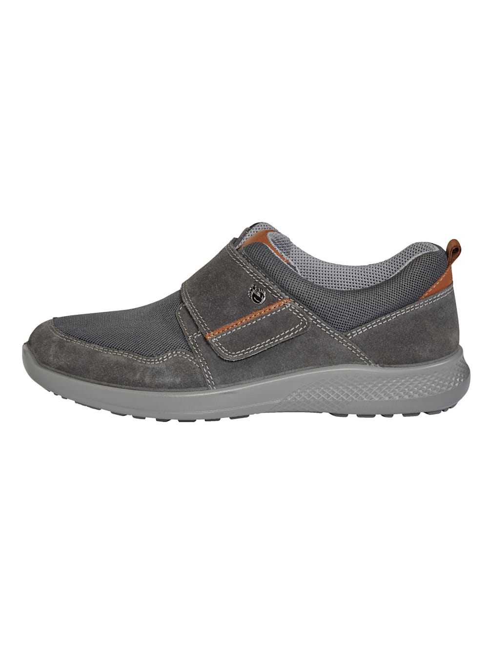 Vamos Klettslipper mit variabel verstellbaren Klettverschlub - Grau