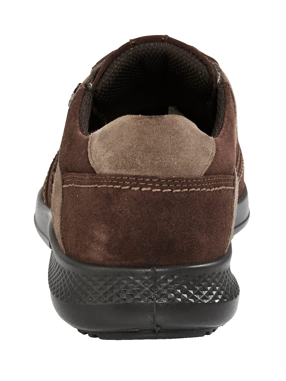 Vamos Schnurschuh mit kontrastfarbenen Nahten. - Braun