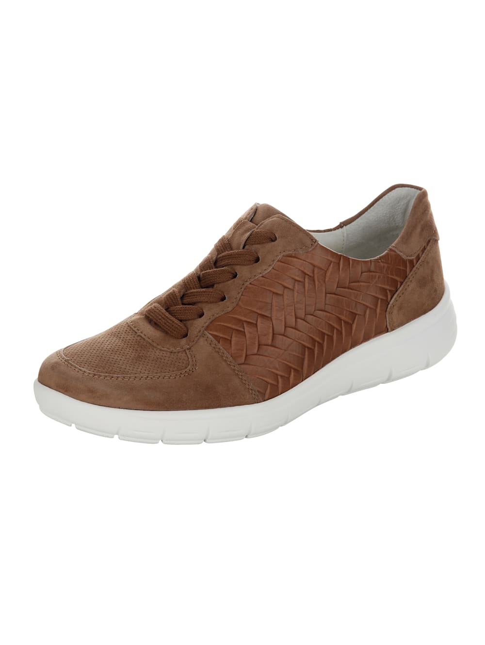Vamos Schnurschuh mit Shock Absorber - Cognac