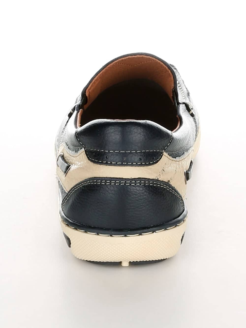 Vamos Slipper im Bootsschuh Stil - Marineblau