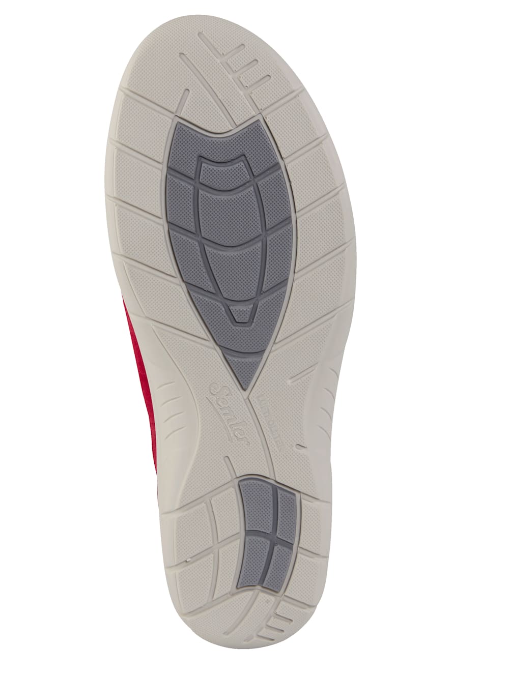 Vamos Schnurschuh aus hochwertigem Veloursleder - Ziegelrot