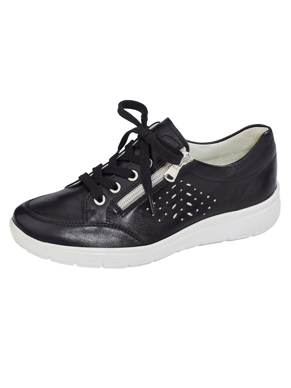 Vamos Schnurschuh mit Shock-Absorber - Schwarz