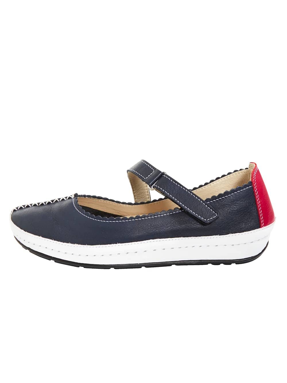 Vamos Klettslipper mit verstellbarem Klettverschluss - Marineblau