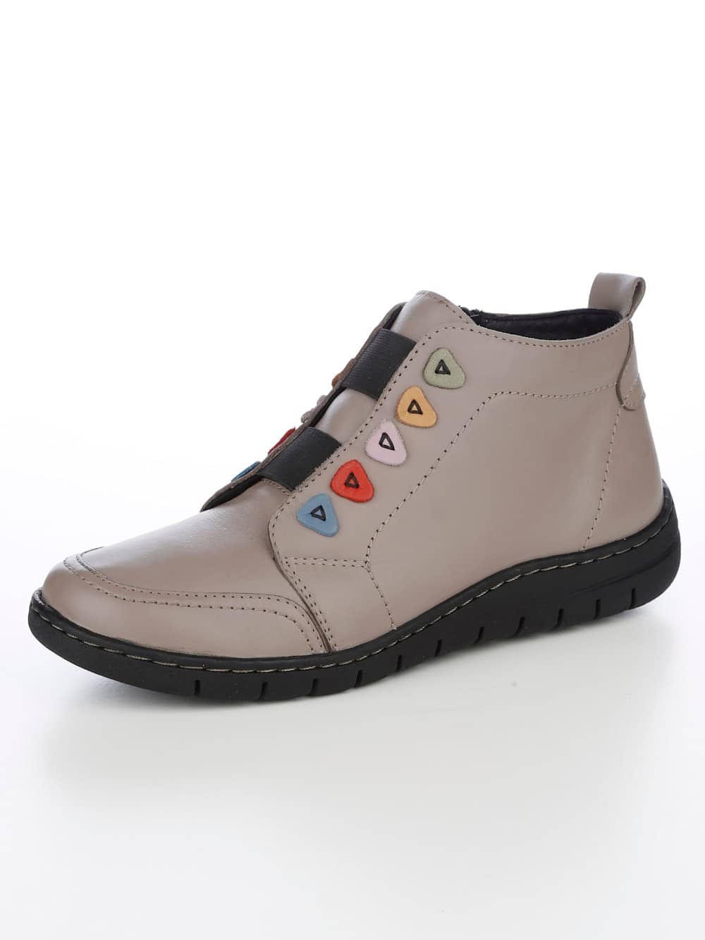 Vamos Stiefelette mit Elastikeinsatzen - Taupe