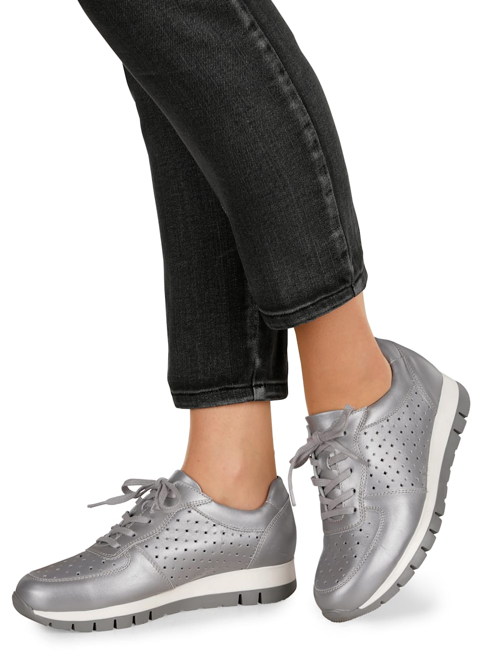 Vamos Schnurschuh - Grau