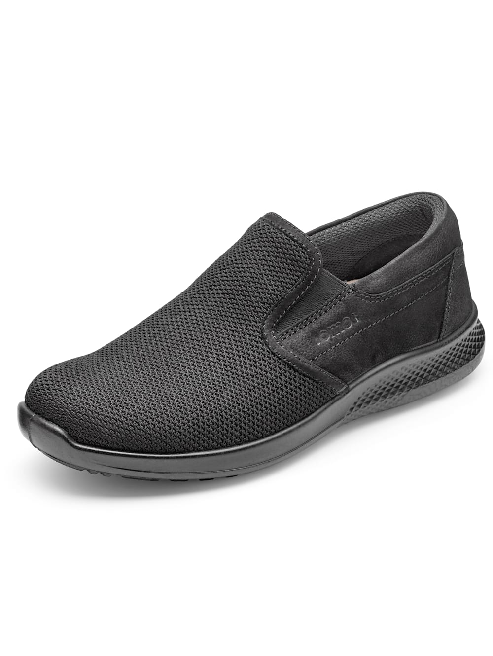 Vamos Slipper mit Superstretch-Textil - Schwarz