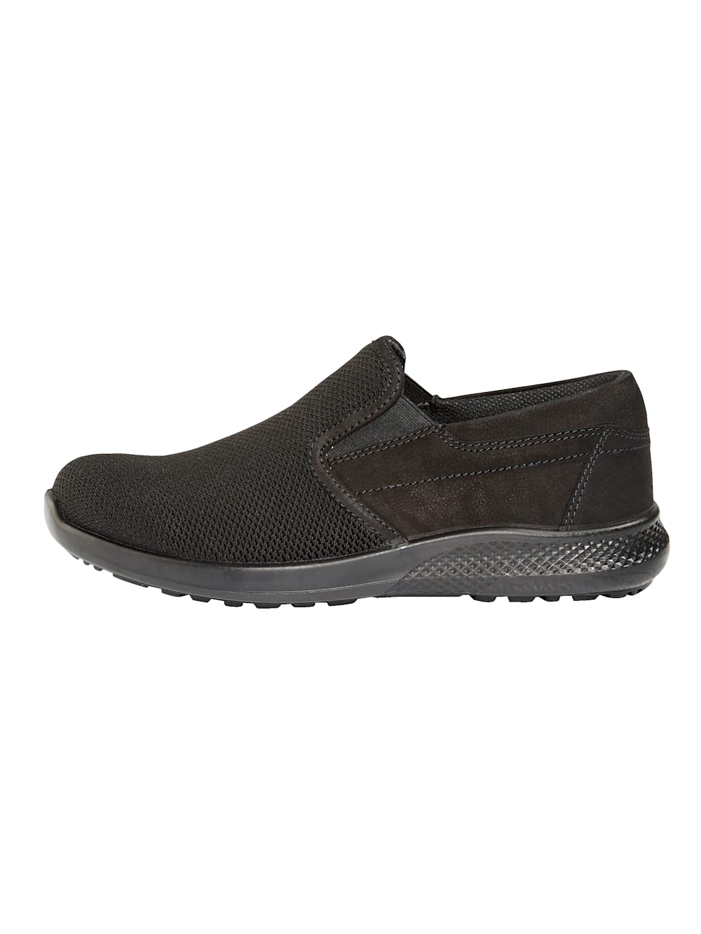 Vamos Slipper mit Superstretch-Textil - Schwarz