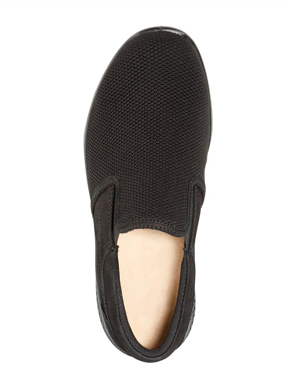 Vamos Slipper mit Superstretch-Textil - Schwarz