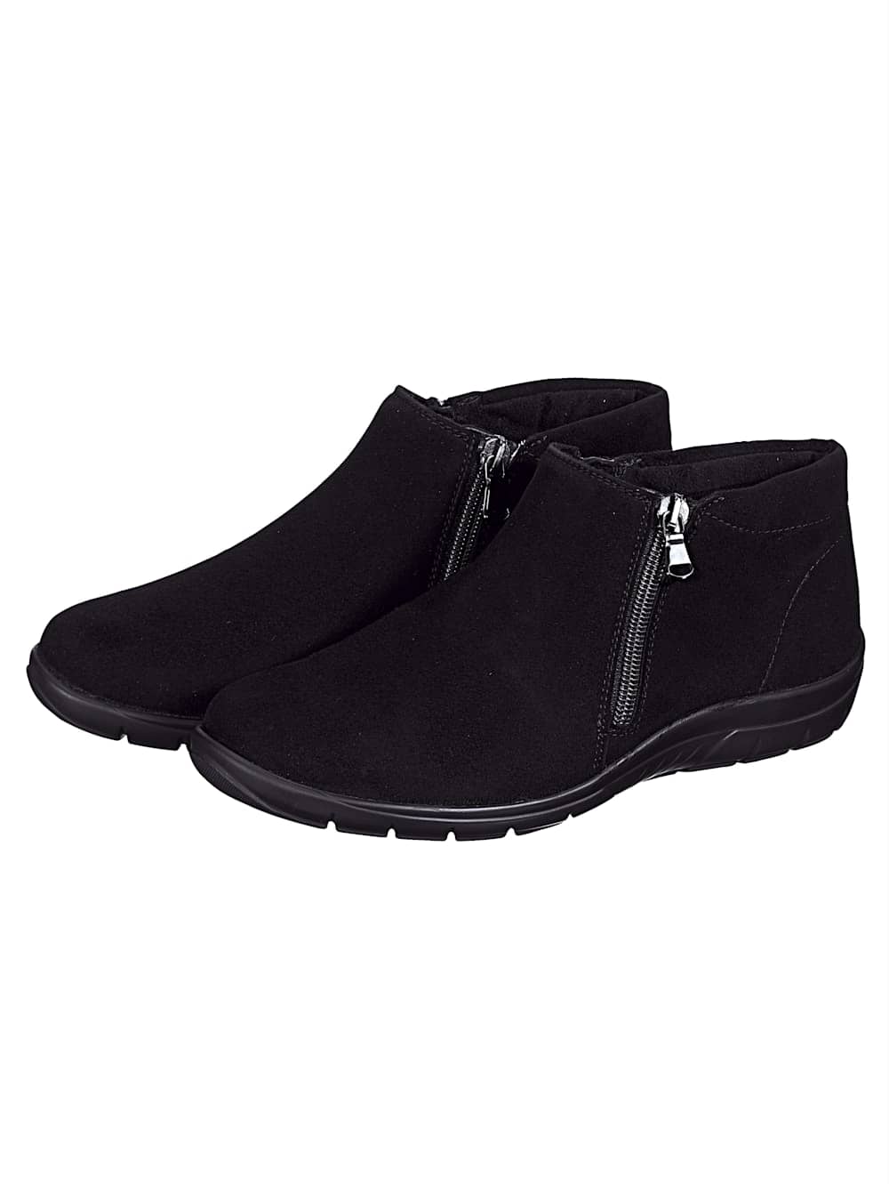 Vamos Stiefelette in klassischer Optik - Schwarz