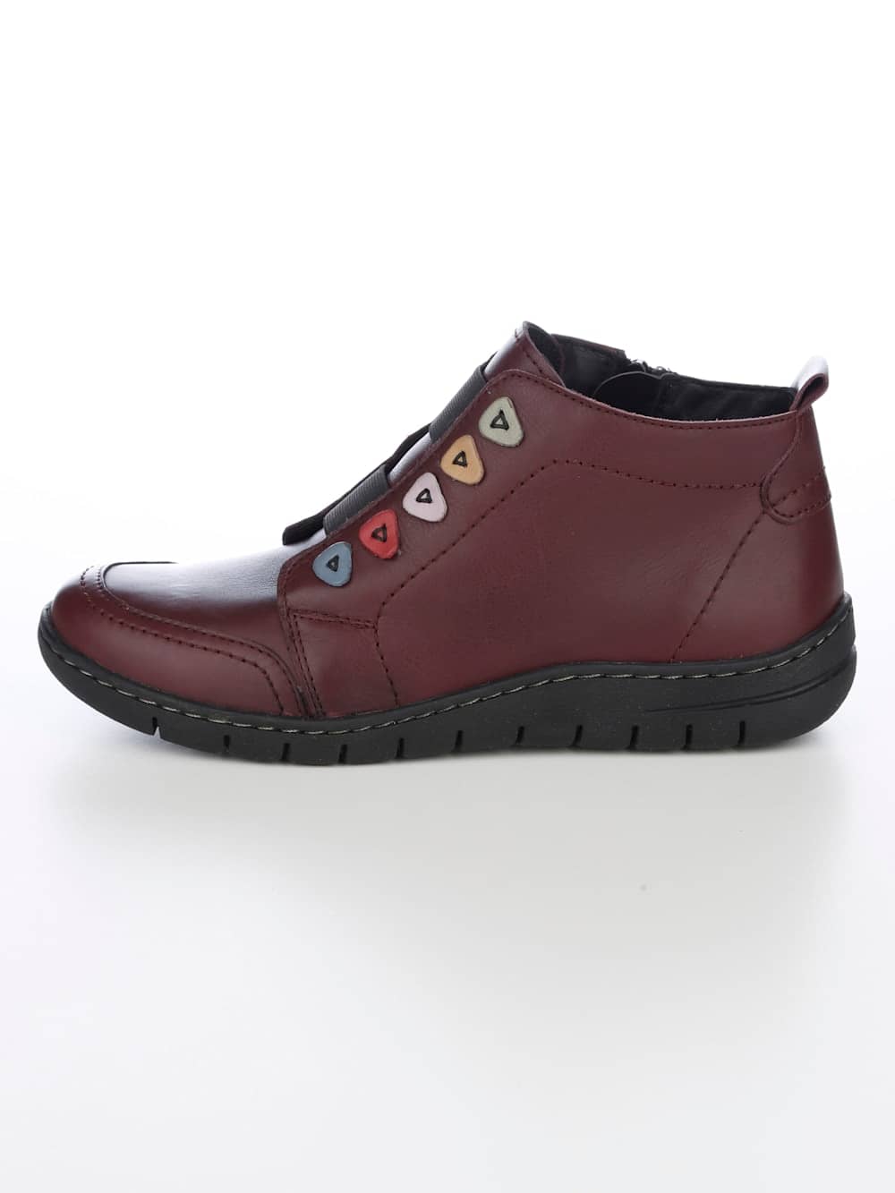 Vamos Stiefelette mit Elastikeinsatzen - Bordeaux