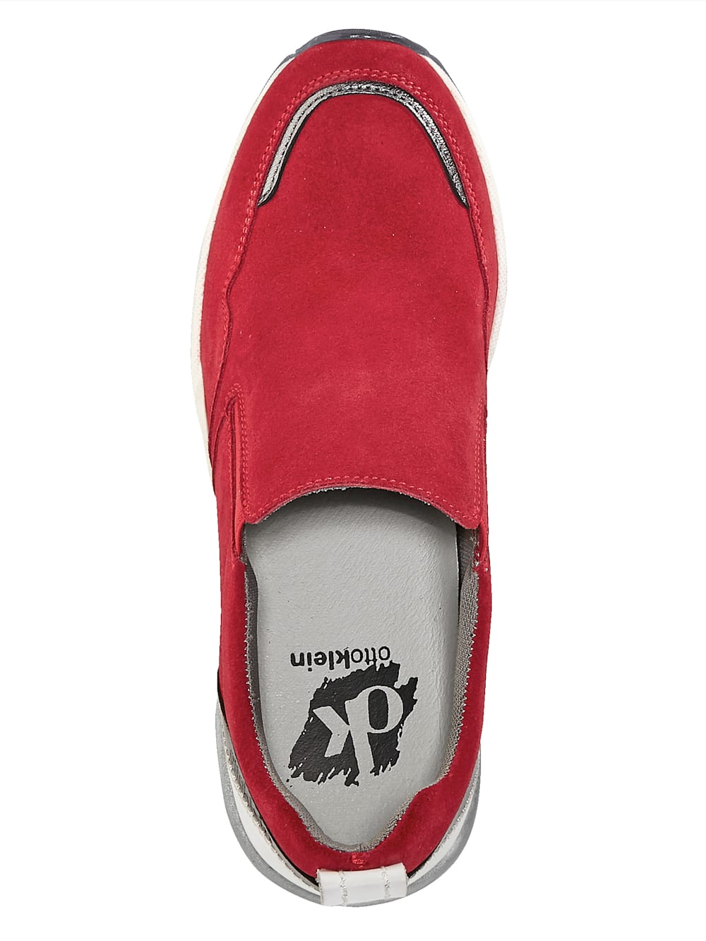 Vamos Slipper mit besonders hohem Keilabsatz - Rot