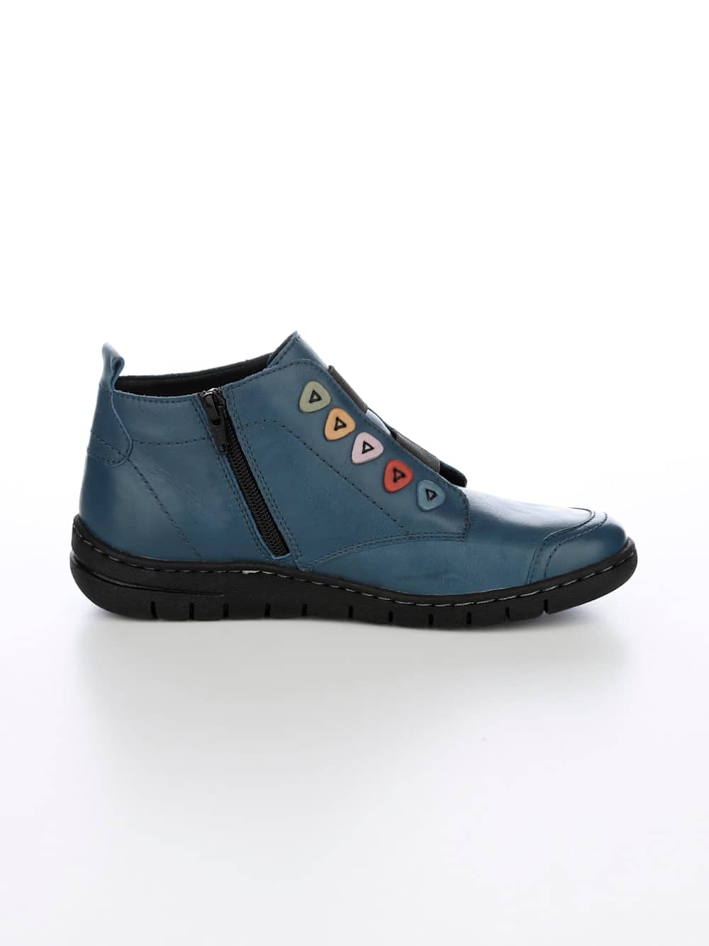Vamos Stiefelette mit Elastikeinsatzen - Blau