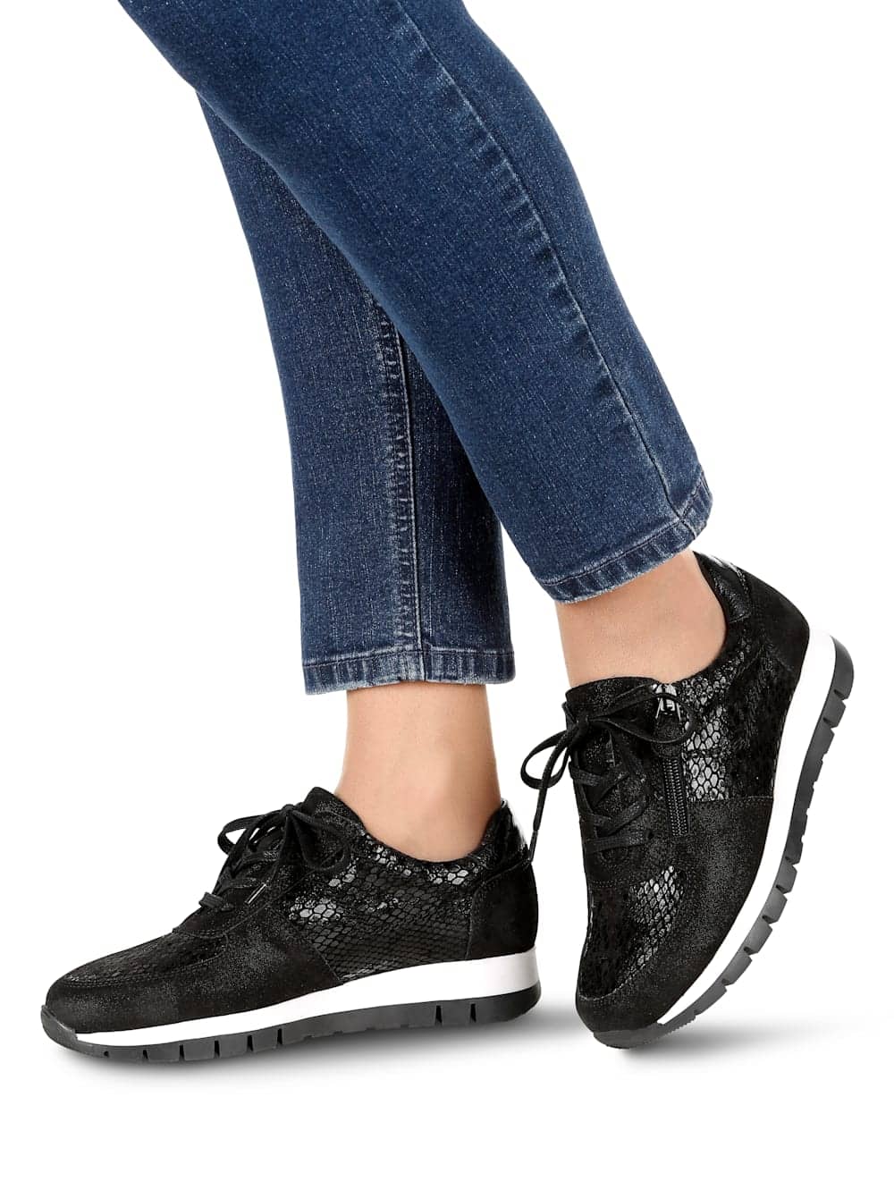 Vamos Schnurschuh - Schwarz