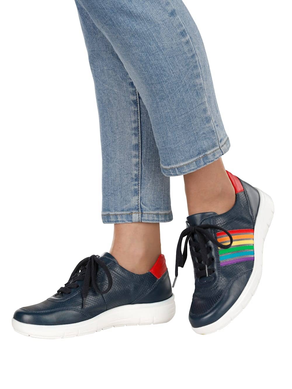 Vamos Schnurschuh mit Luftpolsterlaufsohle - Dunkelblau