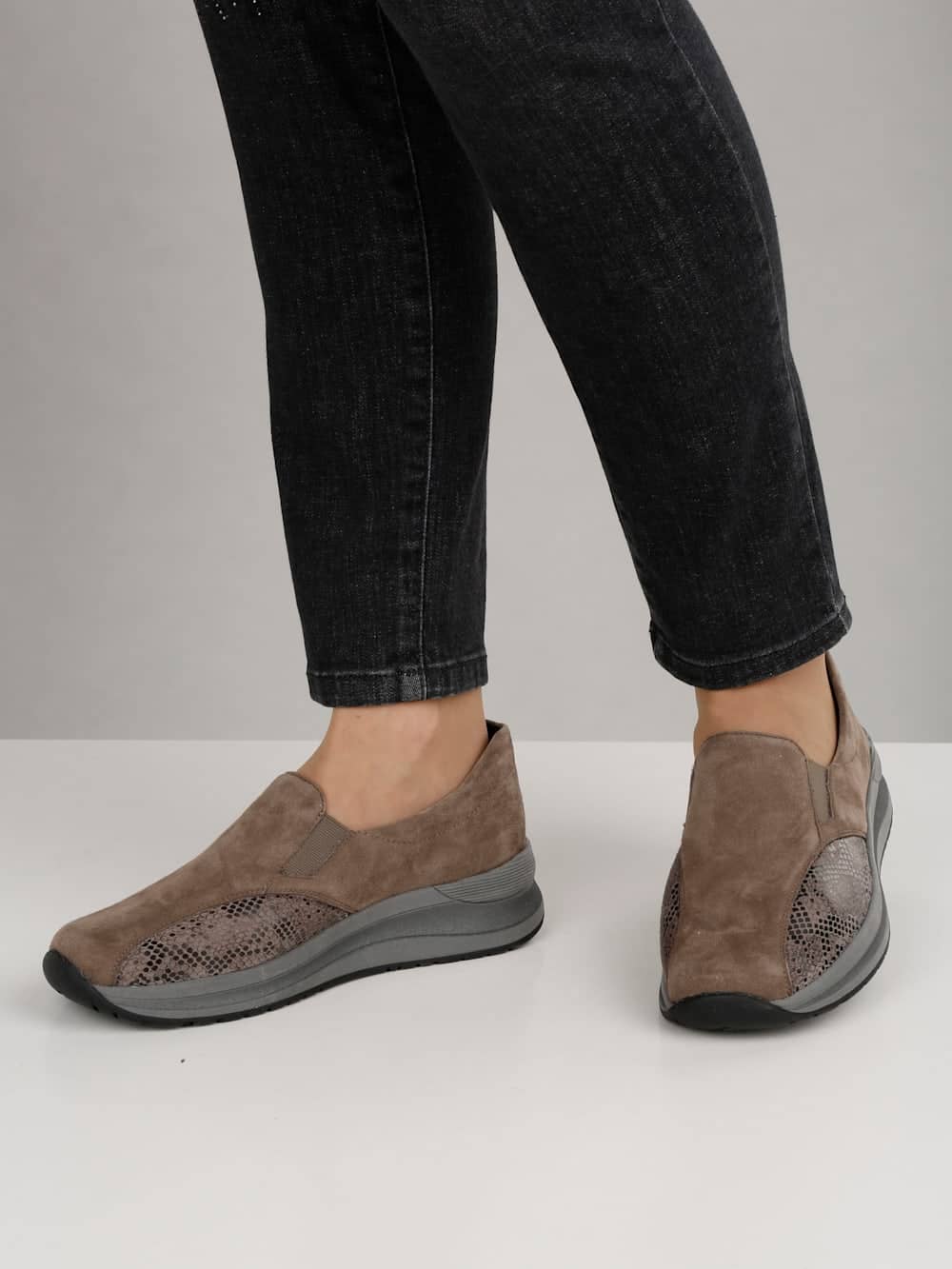 Vamos Slipper mit Shock-Absorber - Braun