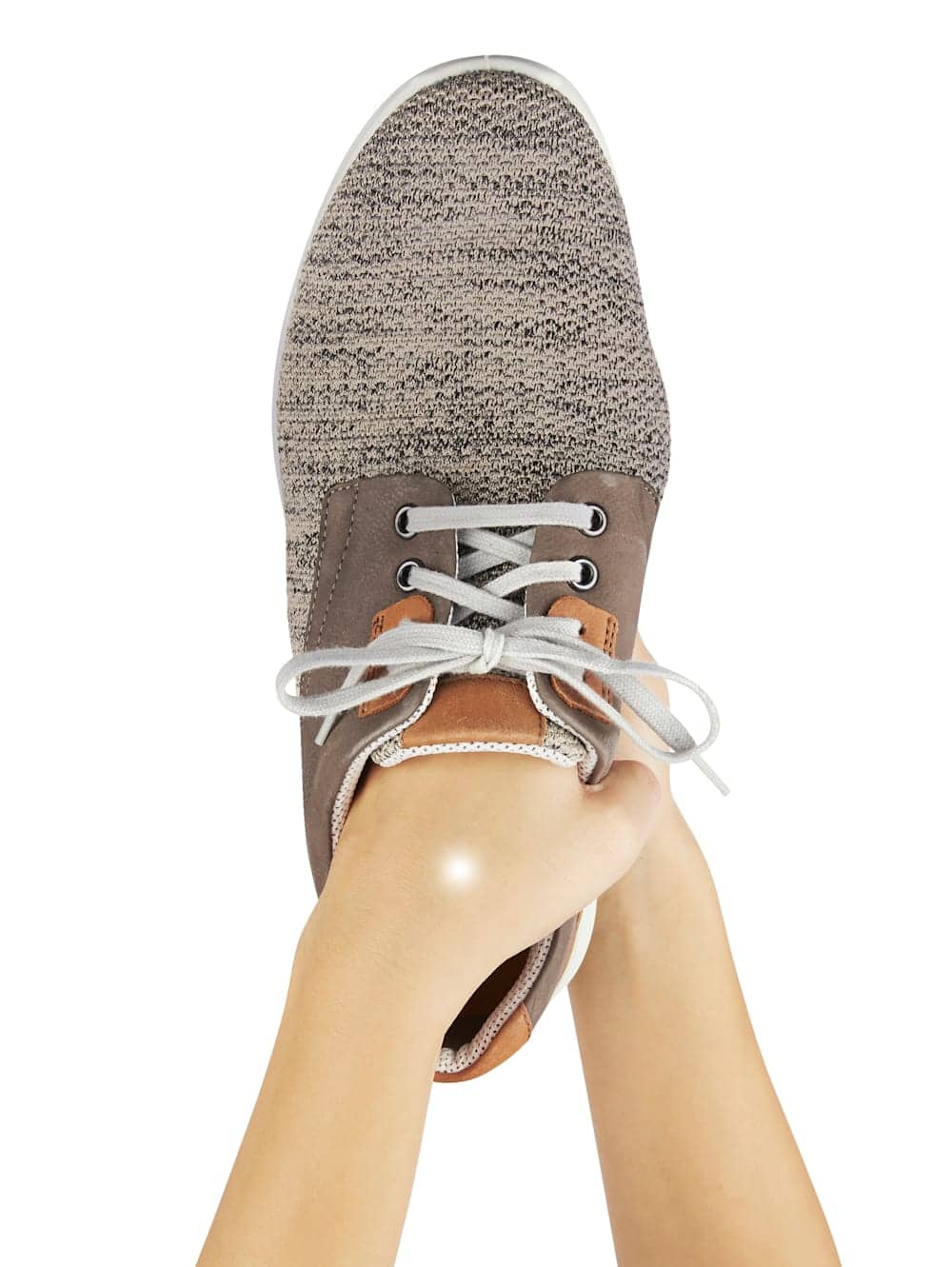 Vamos Schnurschuh mit Superstretch-Textil - Beige