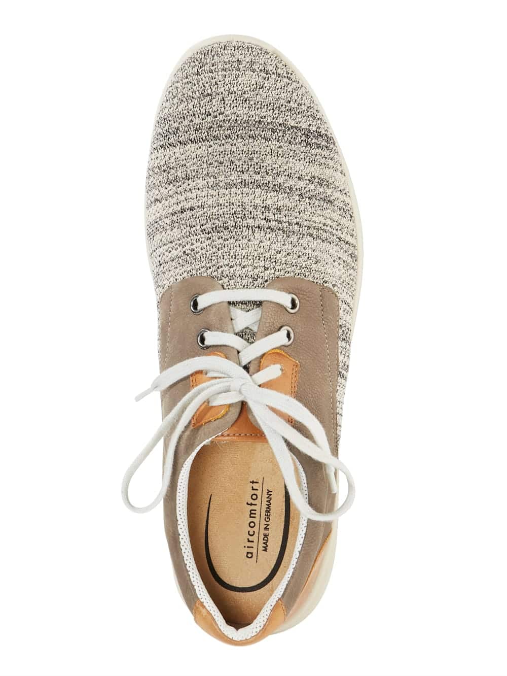 Vamos Schnurschuh mit Superstretch-Textil - Beige