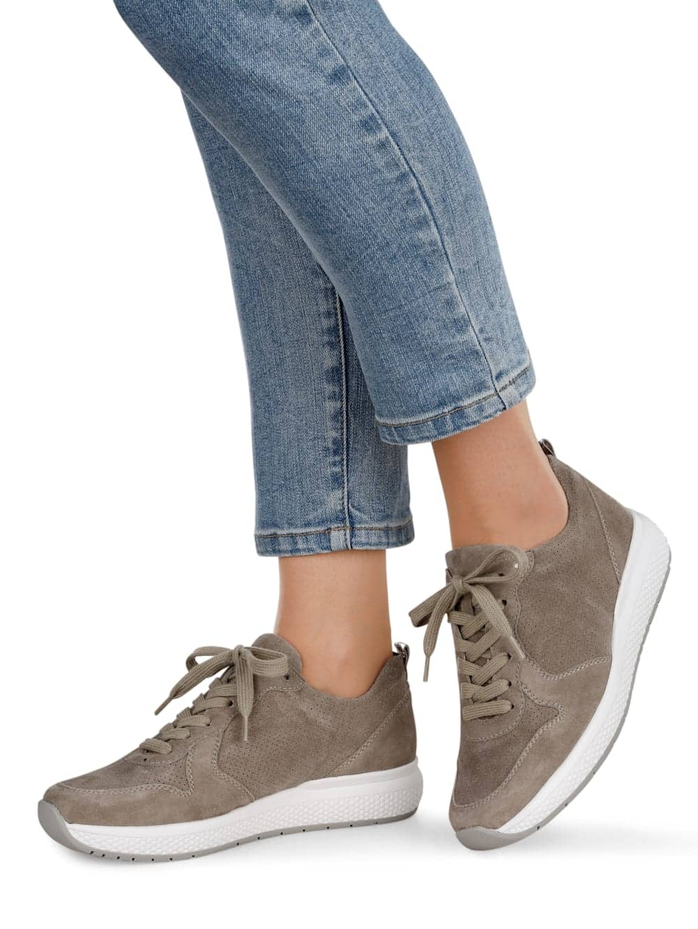 Vamos Sportschuh mit Shock-Absorber - Taupe