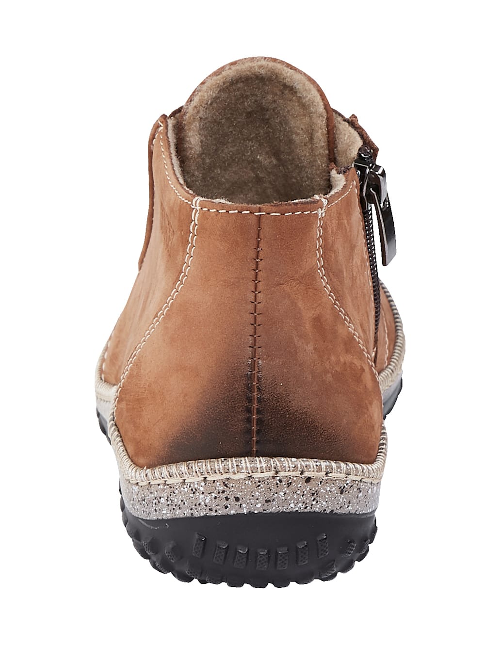 Vamos Stiefelette aus weichem Leder - Cognac