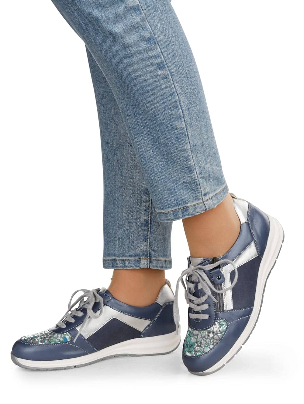 Vamos Schnurschuh - Blau